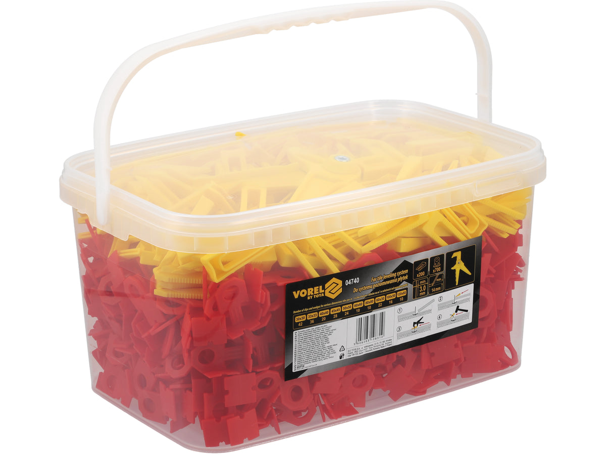 Tegel Nivelleersysteem 3MM 700+200+TANG