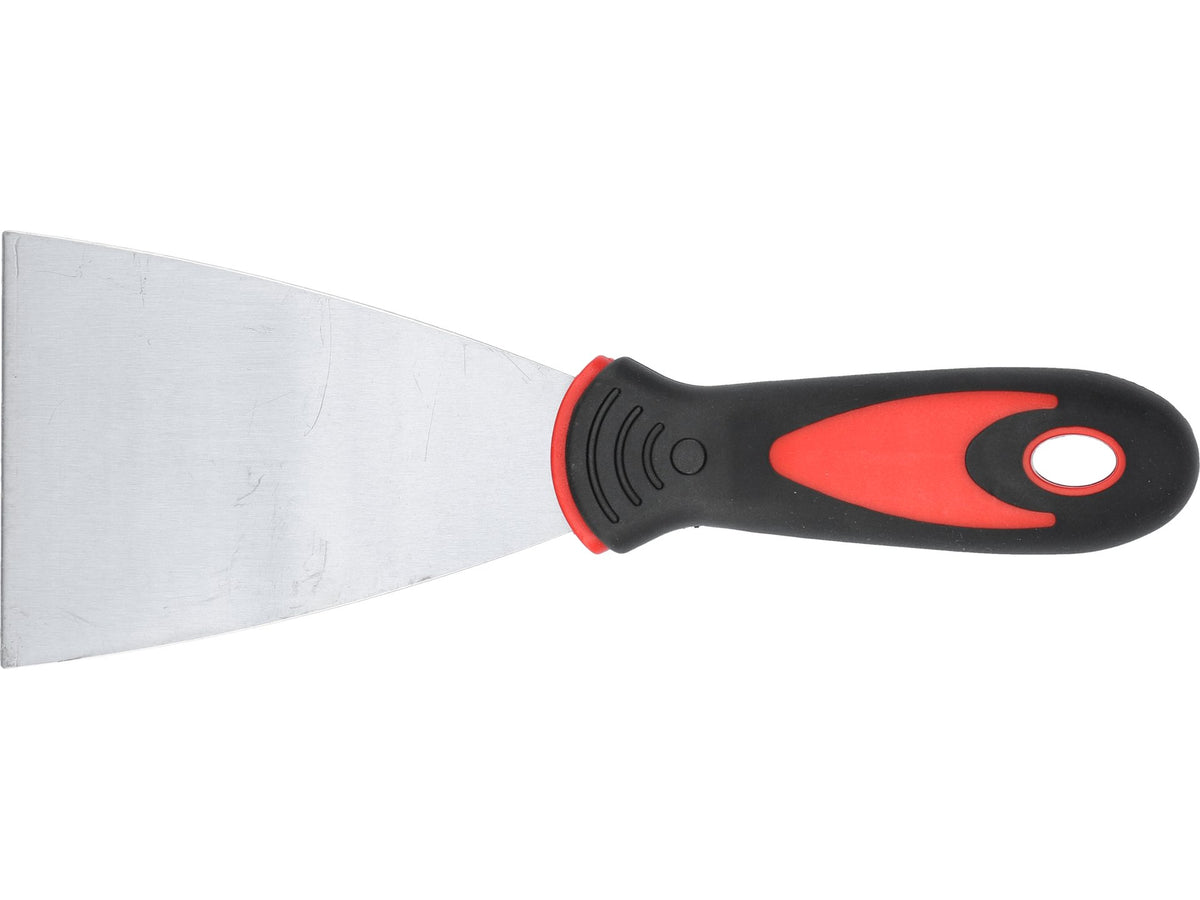 Roestvrije Spatel 80MM, Tweekleurige Handvat