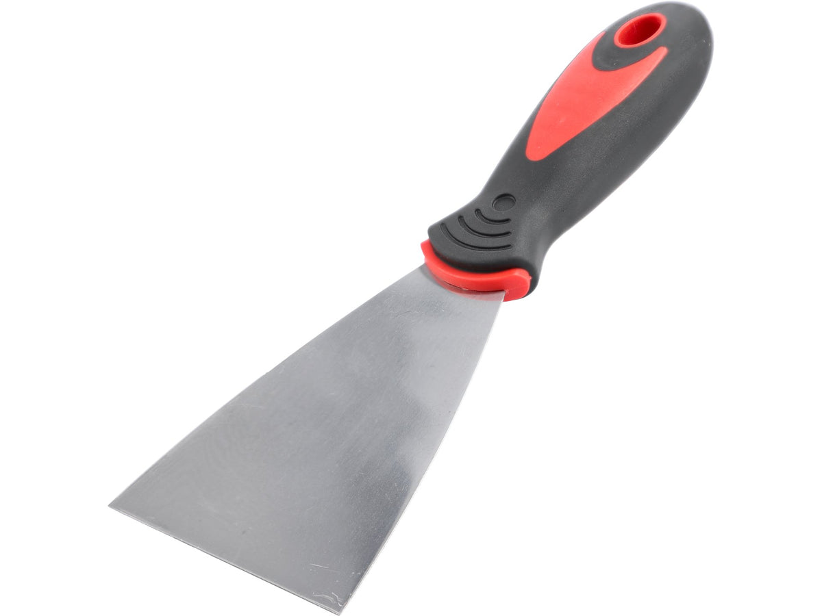 Roestvrije Spatel 80MM, Tweekleurige Handvat
