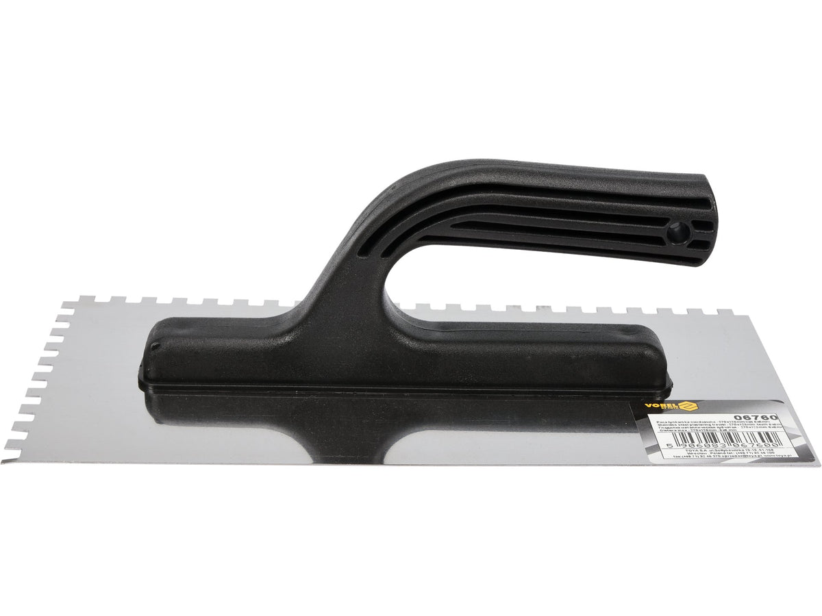 ROESTVRIJ ROESTVRIJ pleisterspaan 270 X 125MM TANDEN 6 X 6MM