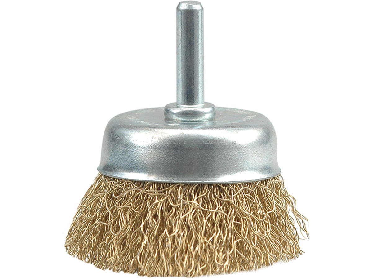 Voorborstel Met Schacht 50 Mm, Gegolfde Draad