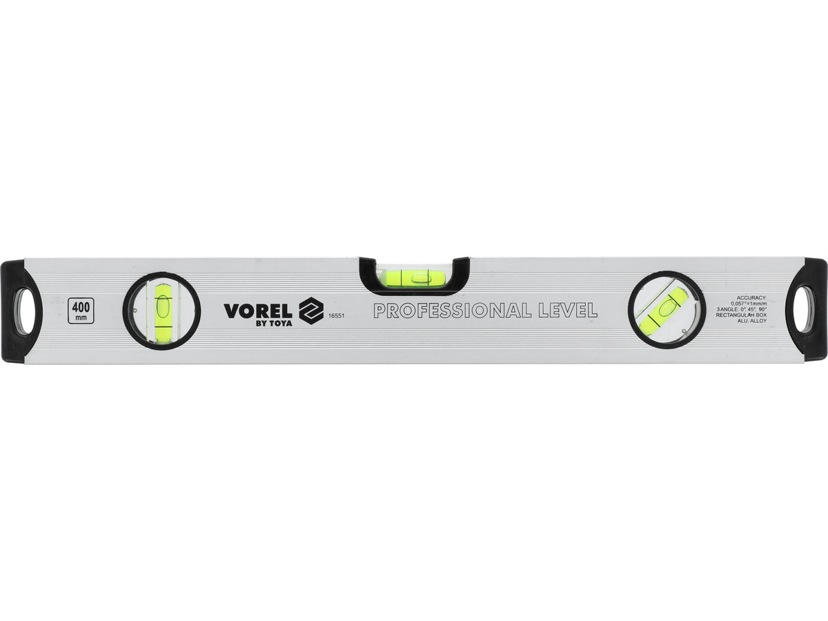 Vorel Aluminium Niveau 3-LIBS 400 MM