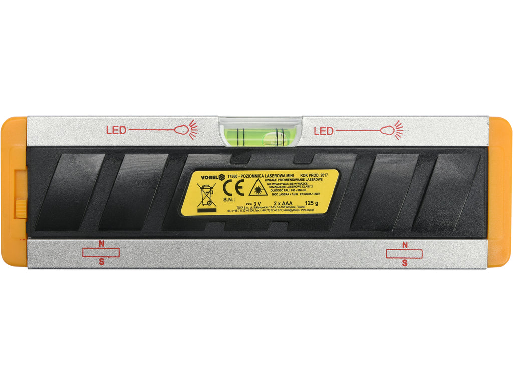 Mini Laserniveau L-170 MM Met Verlichte Libelles En Standaard