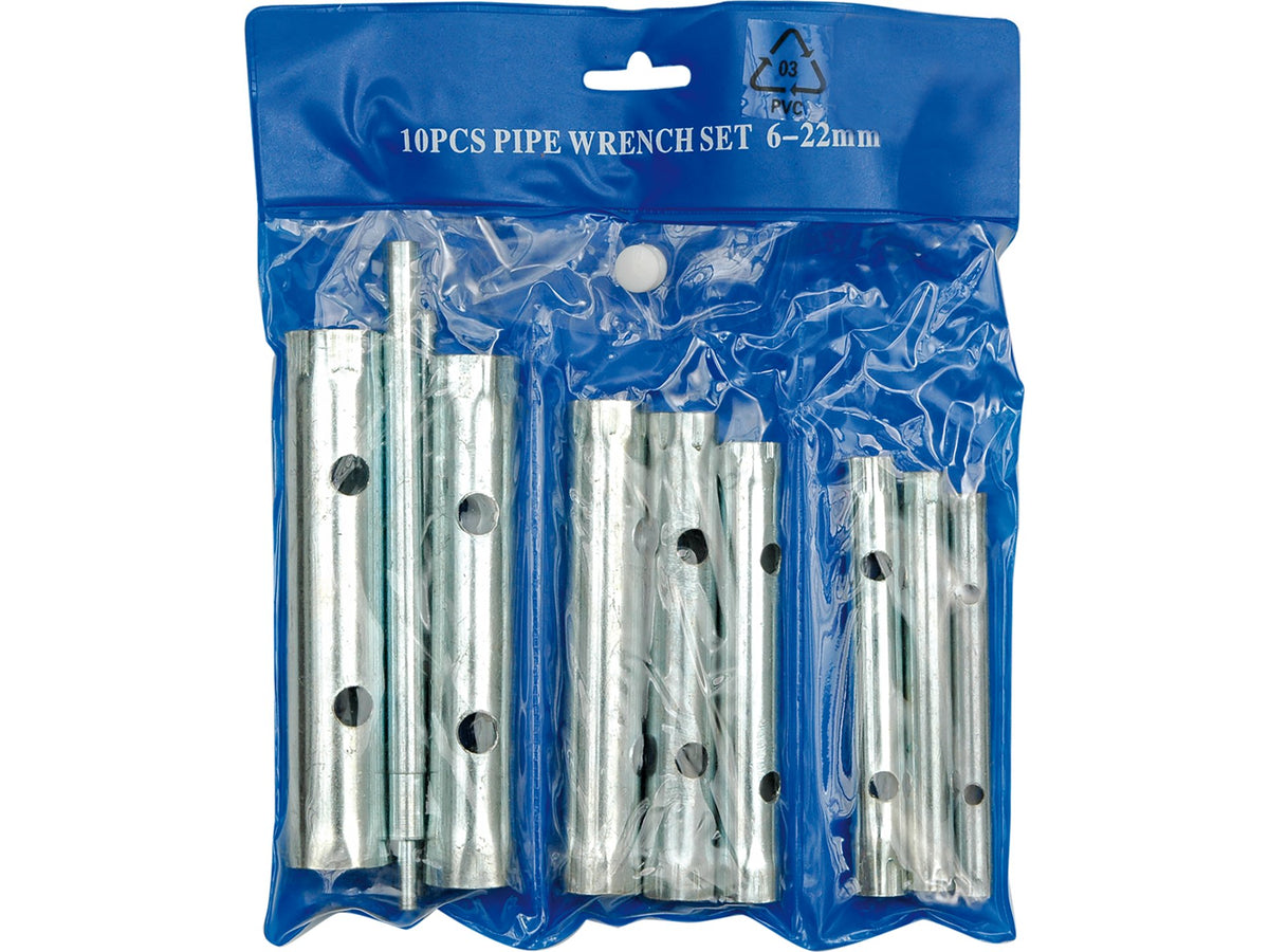 Buissleutels 6-22 Mm, Set Van 10 Stuks.
