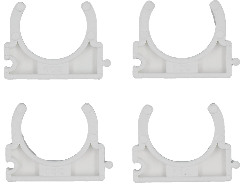 Houders, Bevestiging, Installatieclips, Open Voor 32MM Leidingen, 4 St.