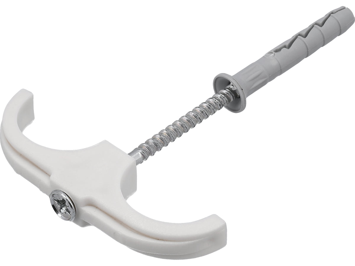 Bis Installatiehaken, Dubbele Installateur Met Pin, Voor Leidingen 15-28MM, 4 St.