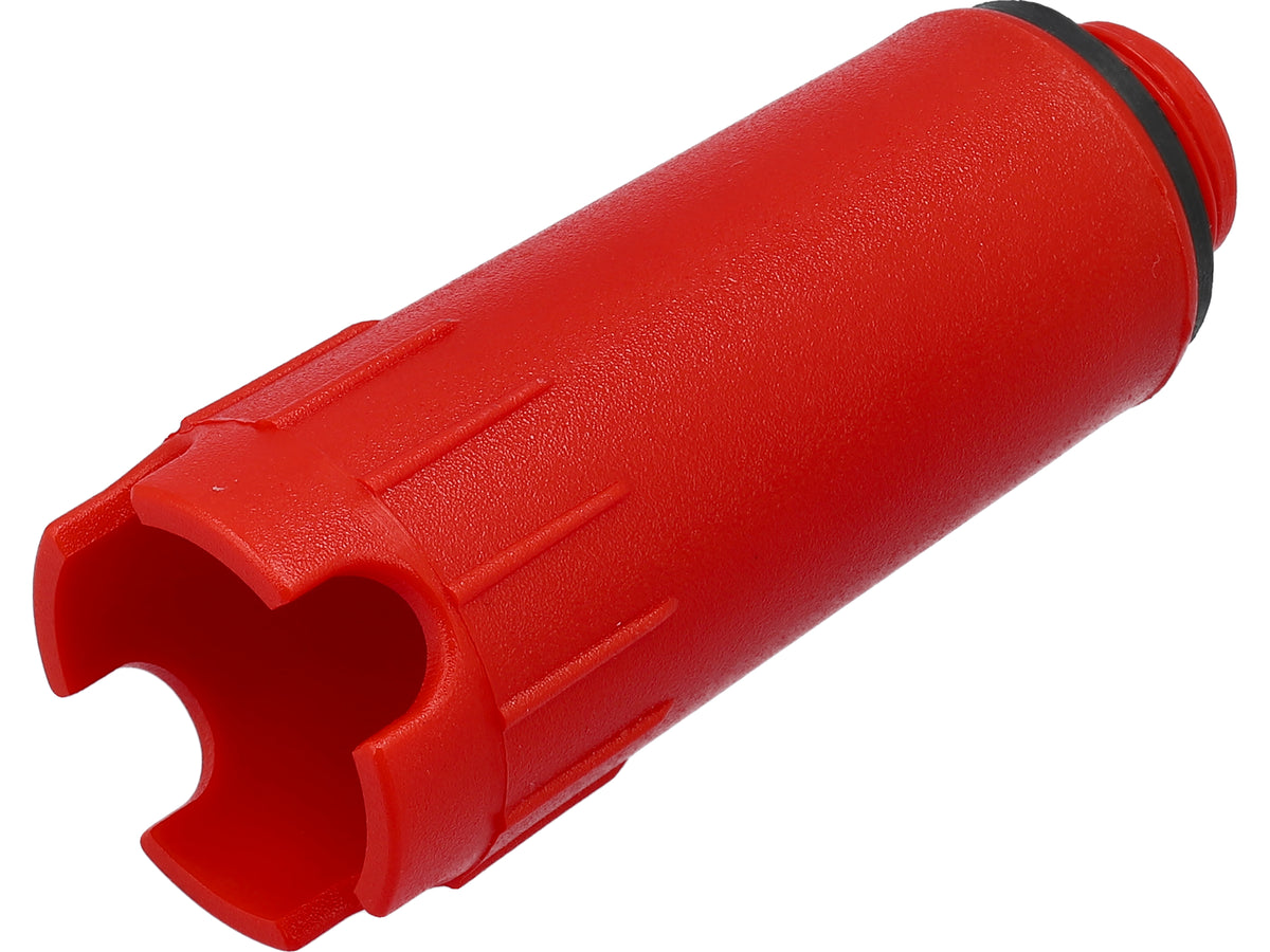 Hydraulische Plug, Installateur 1/2'' Met Pakking, Rood