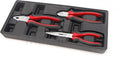 3 Delige 200 mm Tangenset Inlay voor universele Gereedschapswagen for pro's