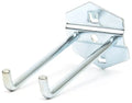 5 Stuks Dubbele Haak voor Gereedschapswand - 100 x 6 mm