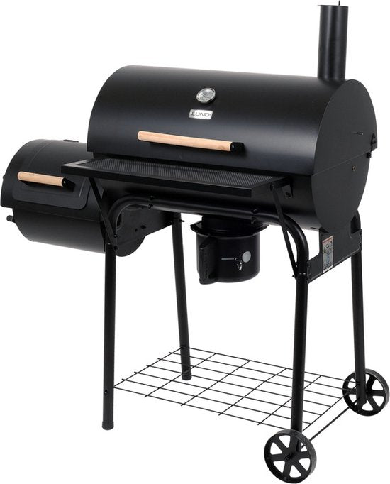 LUND BBQ - Barbecue & grill 2-in-1 Smoker BBQ - Houtskool Barbeque - Buitenkeuken Barbecue - Grill en Smokerbarbecues