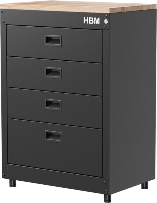 Ladenkast 71 cm - 4 laden (Maximale Belasting van 225 kg)