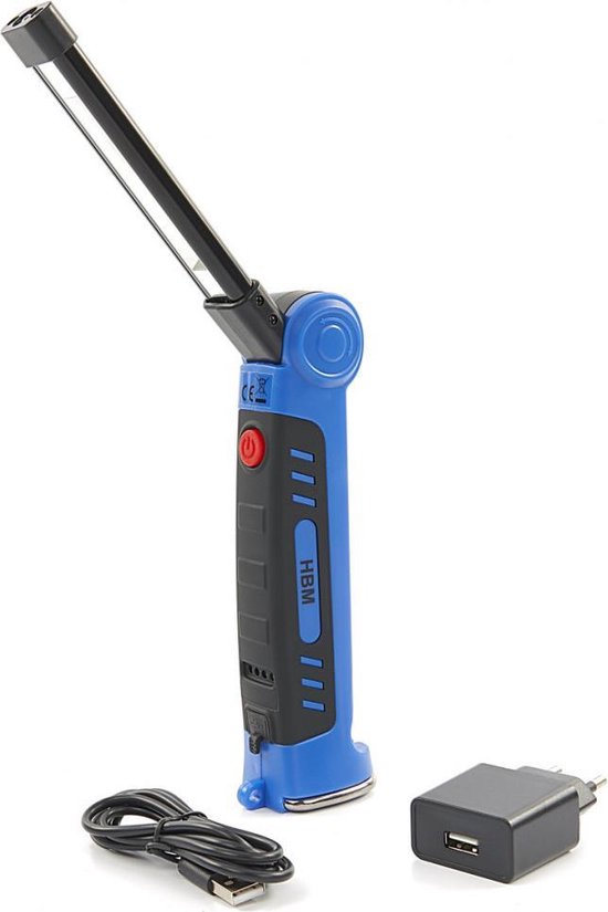 Professionele Opvouwbare en Oplaadbare LED Lamp met Haak en Magneet