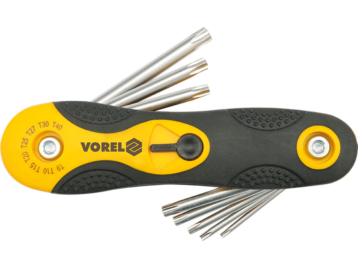 Torx Sleutels T9-T40, Cr-V, Set Van 8 Stuks.