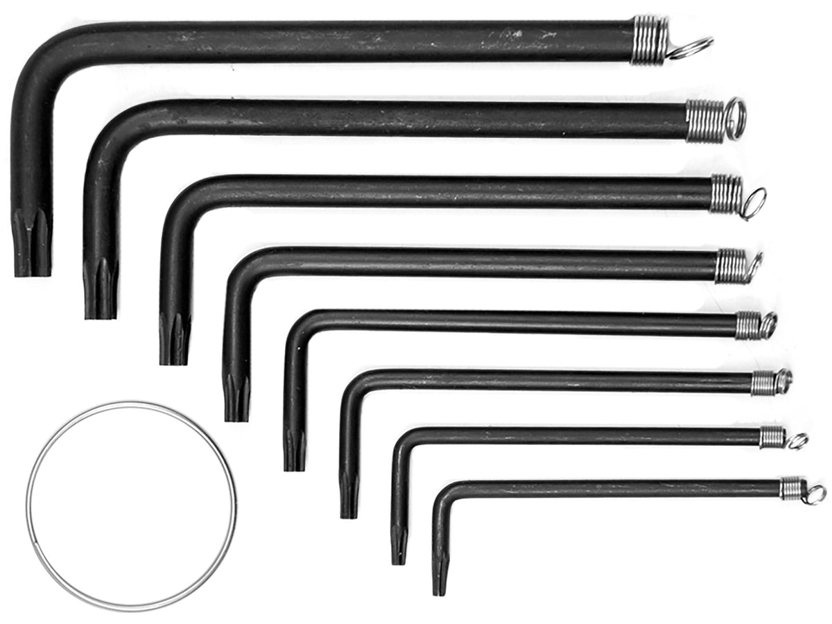 Torx Sleutels T10-T40, Set Van 8 Stuks.