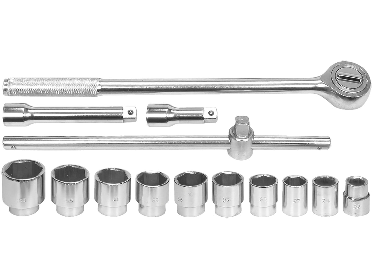Dopsleutels 3/4'', 22-50 Mm, Set Van 14 St.