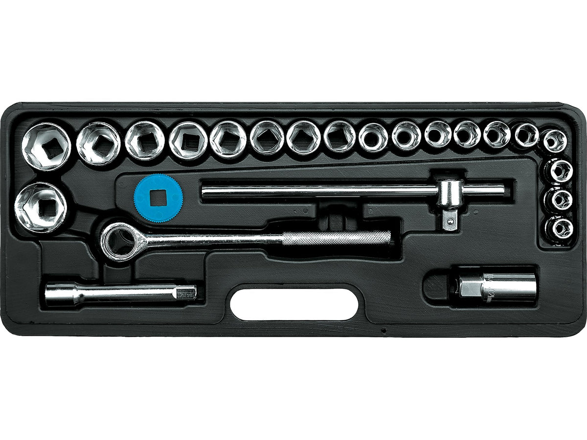 Dopsleutels 1/2'', 10-32 Mm, Set Van 24 Stuks.