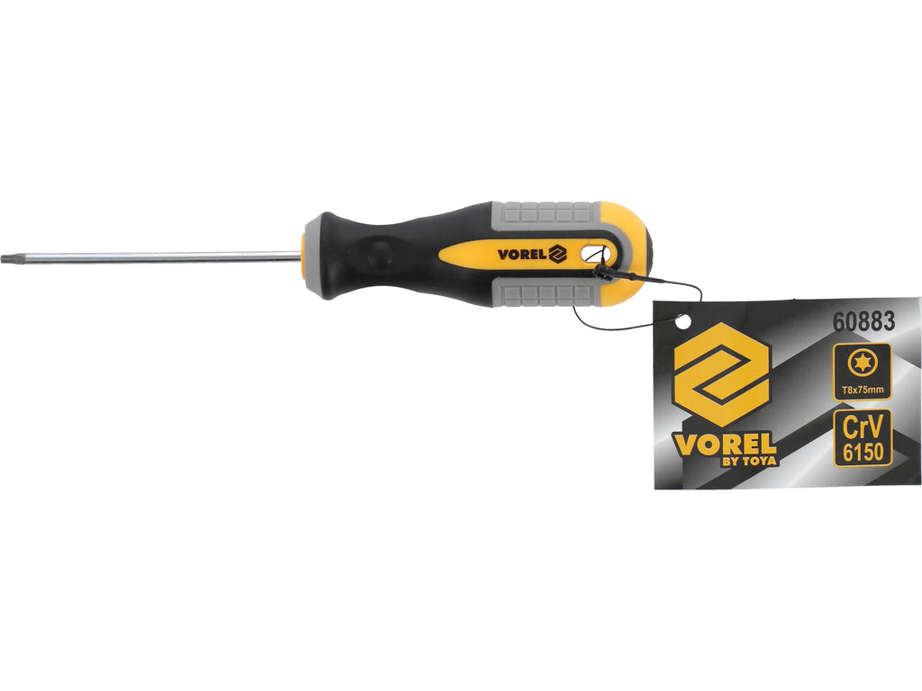 Torx-Schroevendraaier T8x75mm CRV