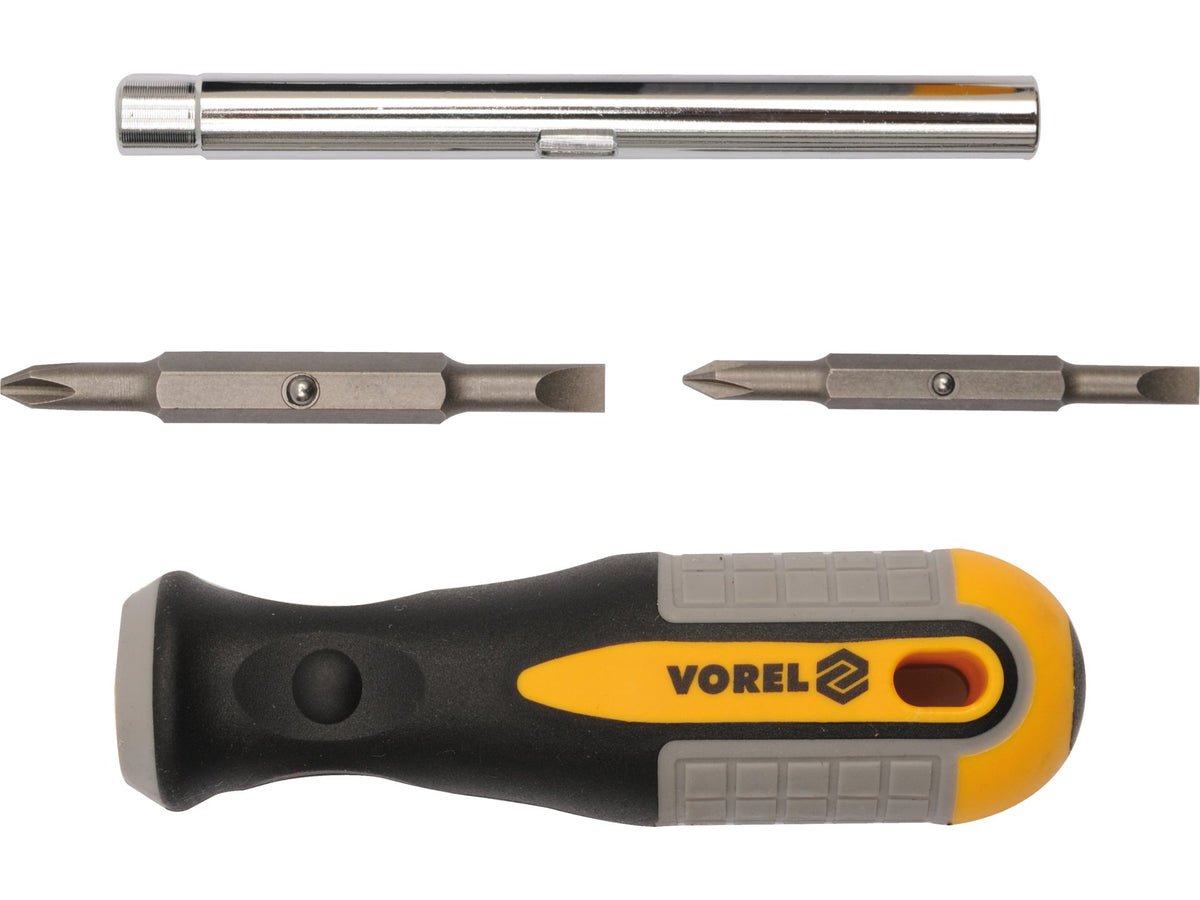 Schroevendraaier Met Verwisselbare Bladen, Set Van 4