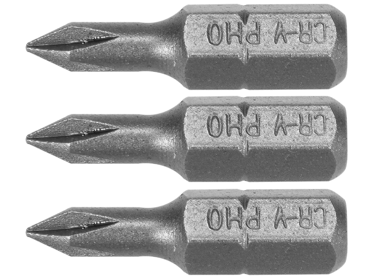 Bits 1/4''X25MM PH0 3 St