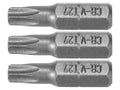 Bits 1/4''X25MM Torx T27 3 St