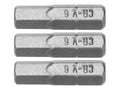 Bits 1/4''X25MM Zeskant H6 3 St