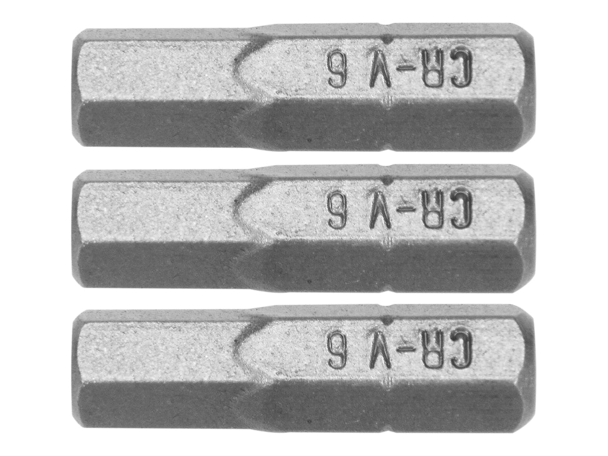 Bits 1/4''X25MM Zeskant H6 3 St