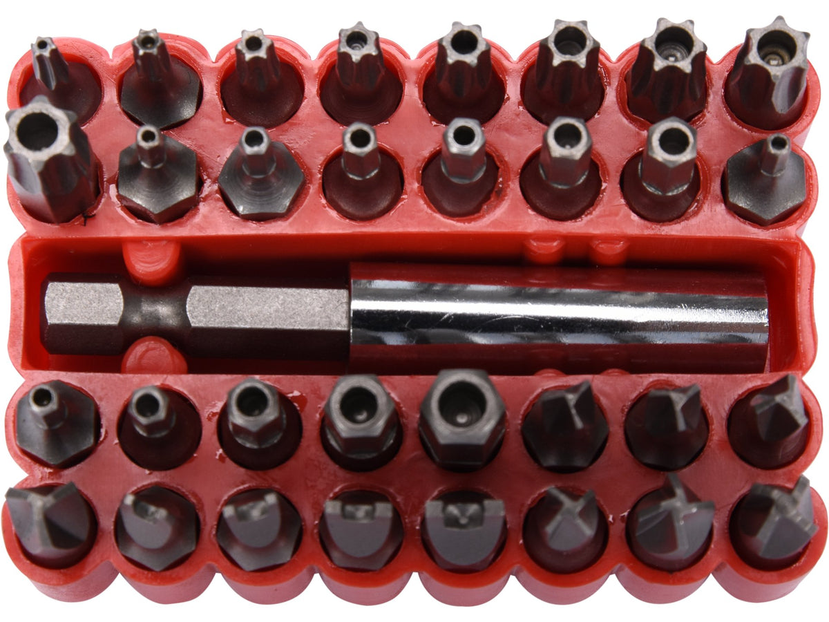Schroevendraaiertips, Set Van 33 Stuks.
