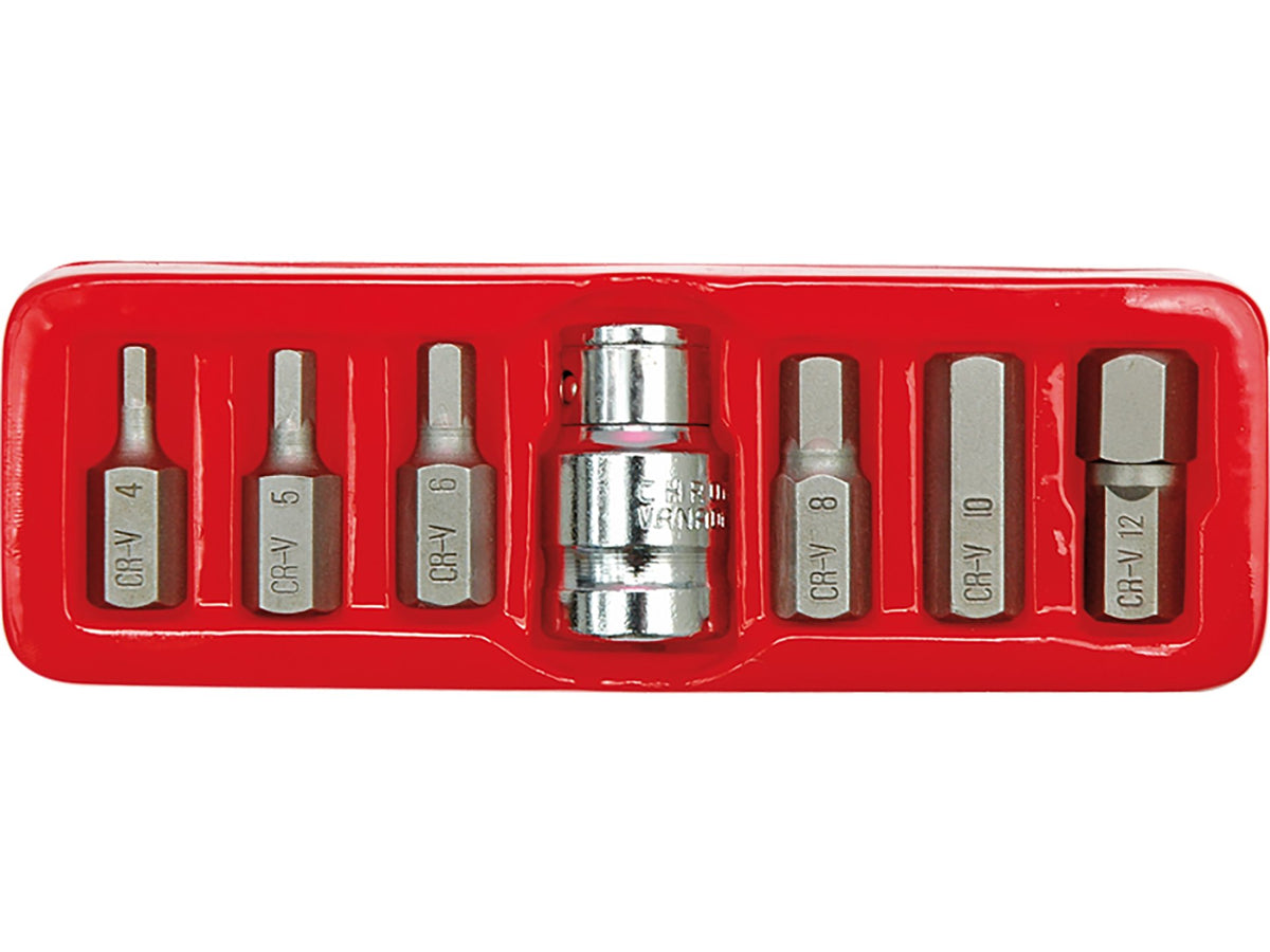 Speciale Inbussleutels H4-H12, 7 St.