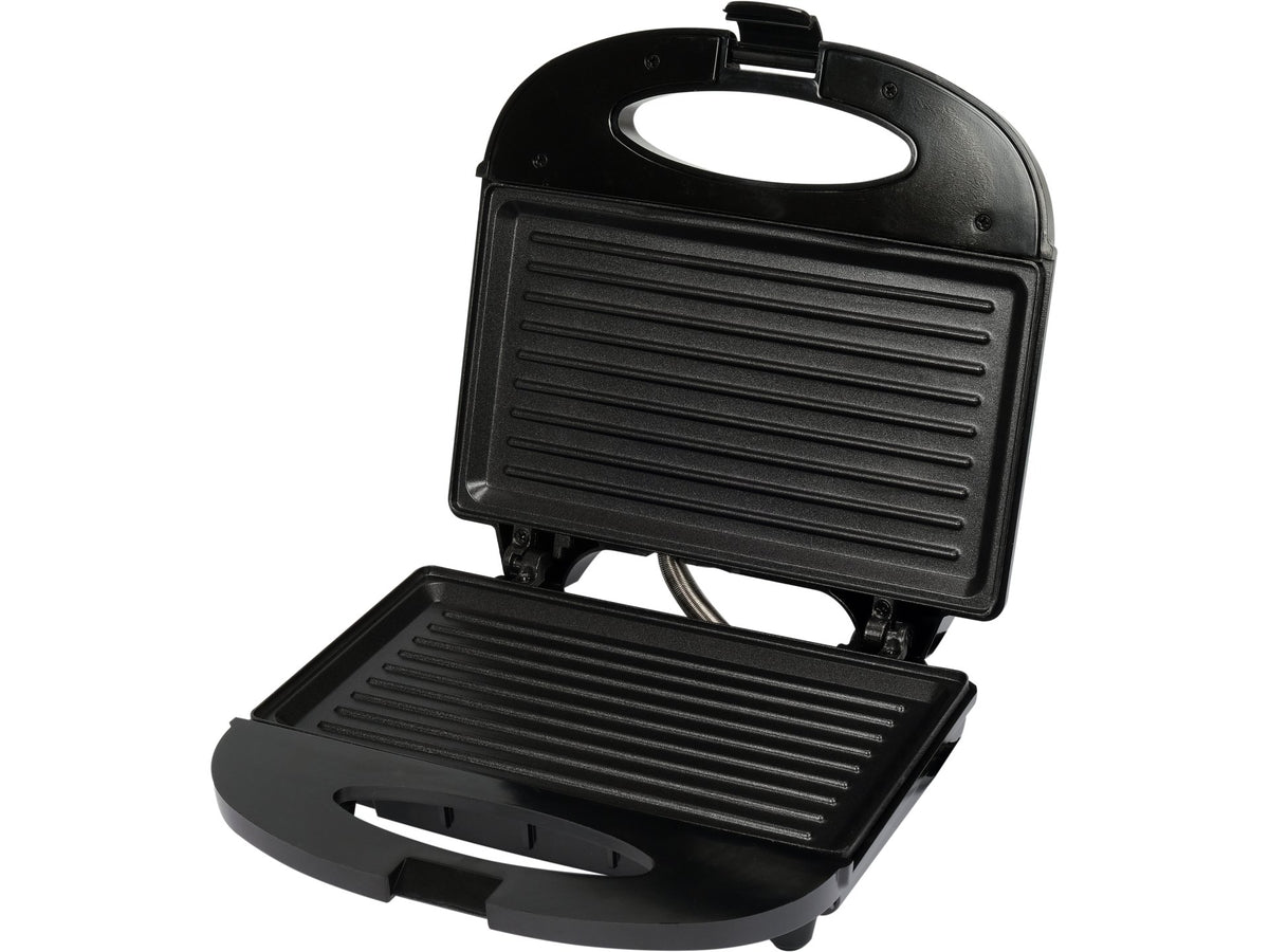 Toast 750W, Grillplaat 21,5X12,5CM, Zwart