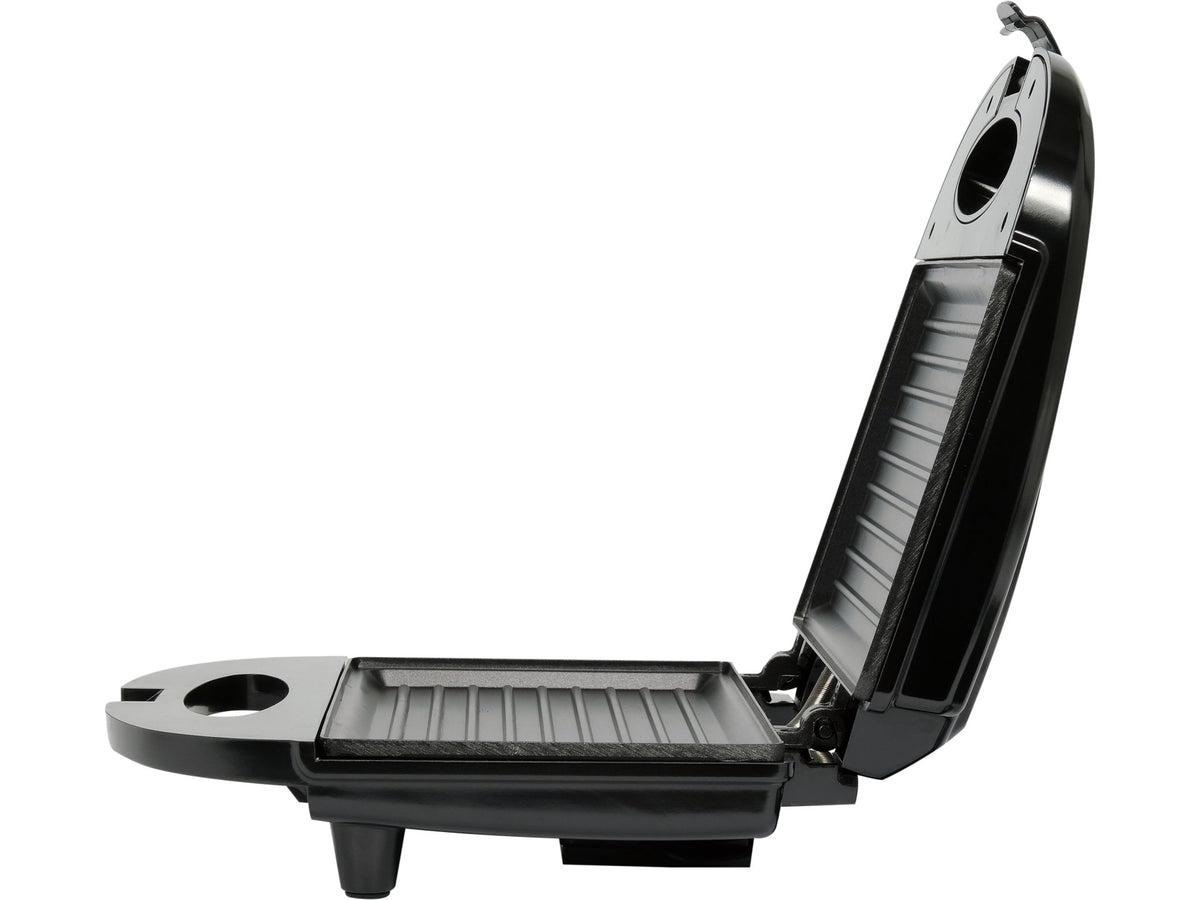 Toast 750W, Grillplaat 21,5X12,5CM, Zwart