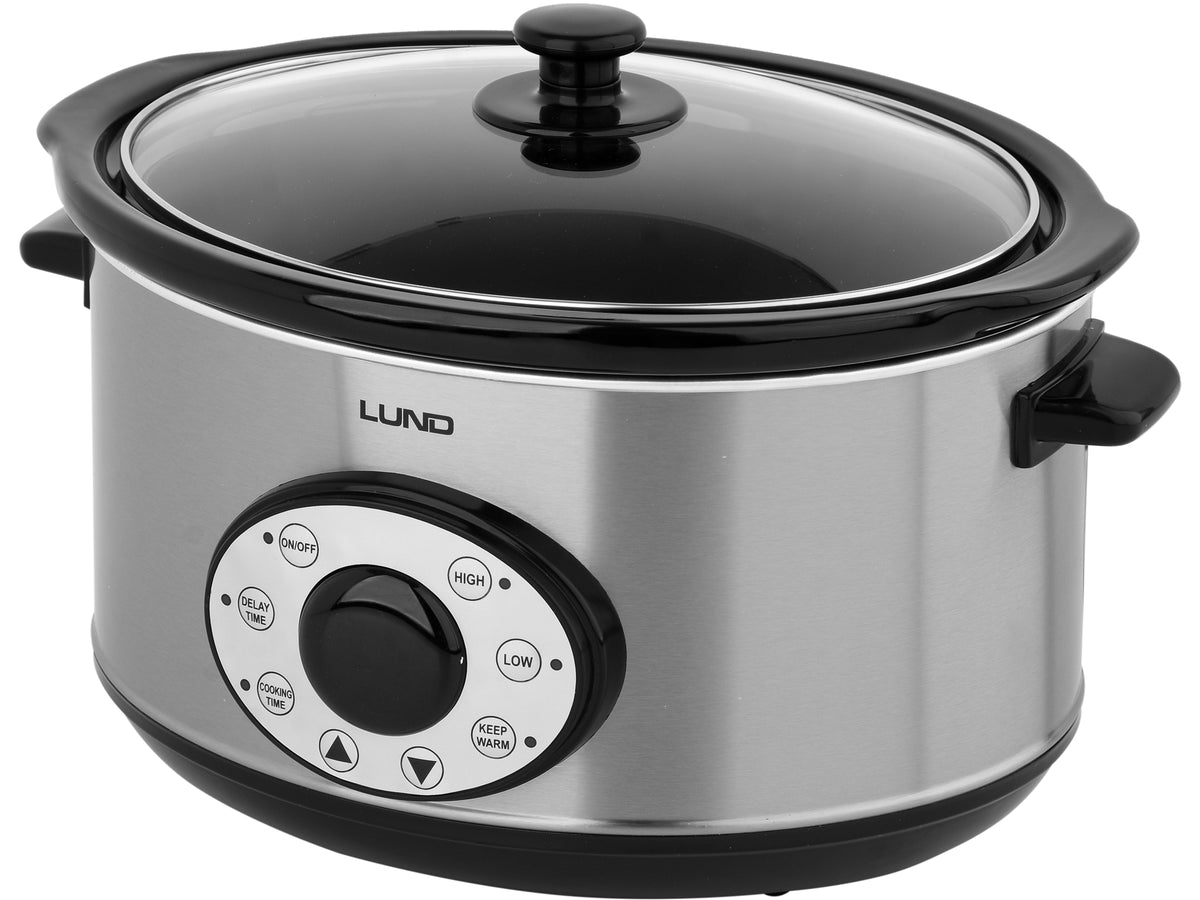 Slowcooker 280W 4,5L Met Timer