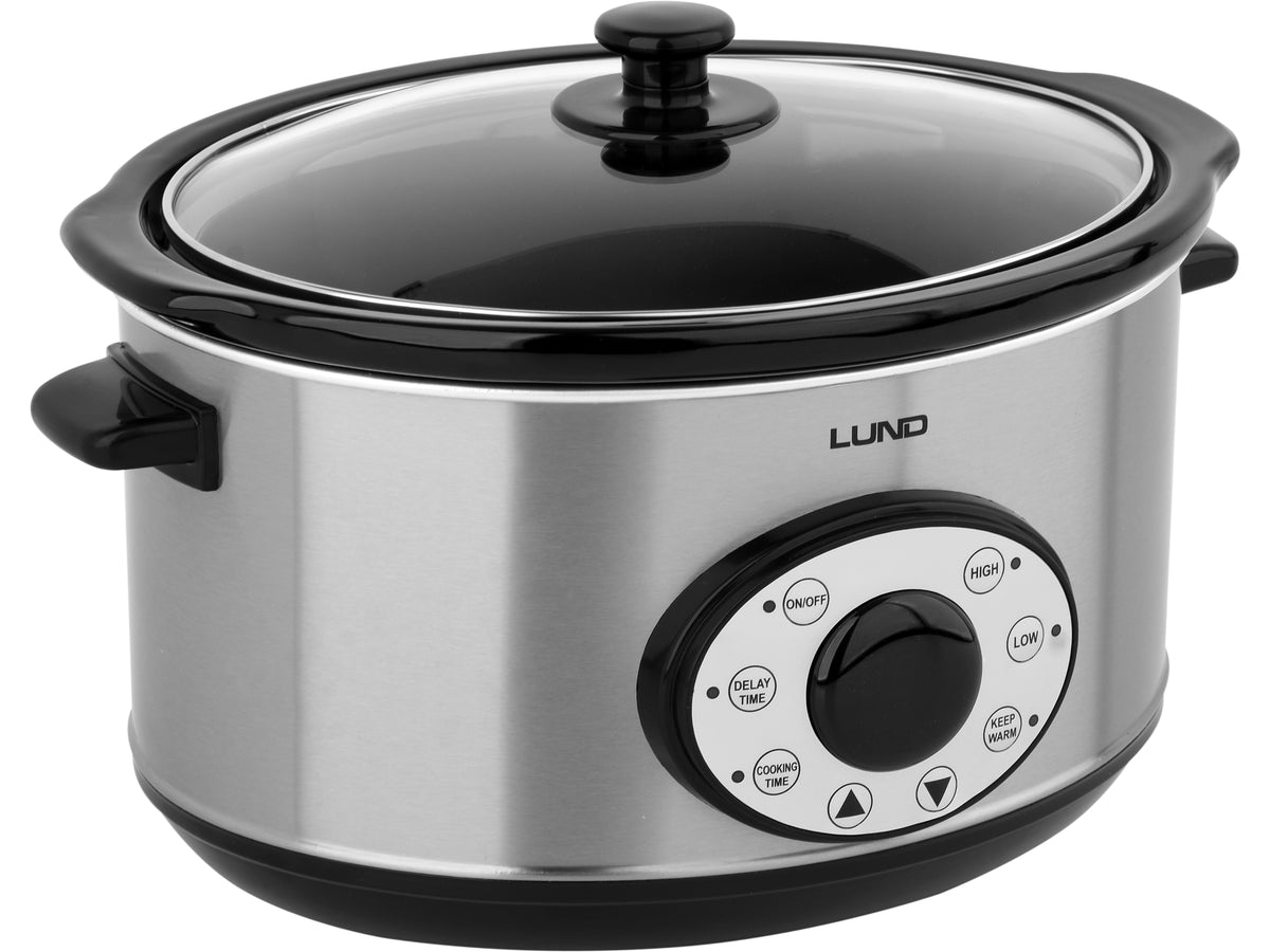 Slowcooker 280W 4,5L Met Timer