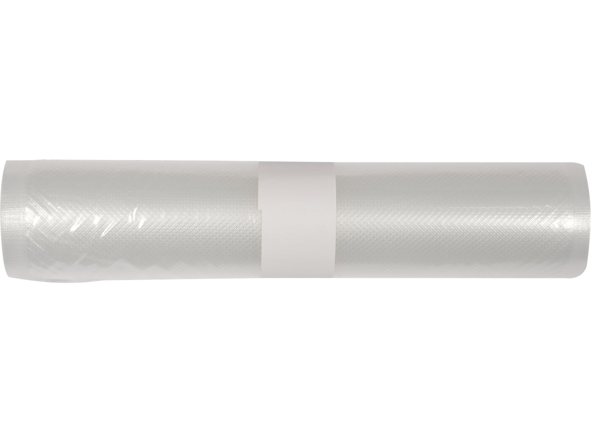 Folie, Geknopen Mouw Voor Vacuümverpakken Op Rol 28X600 Cm.