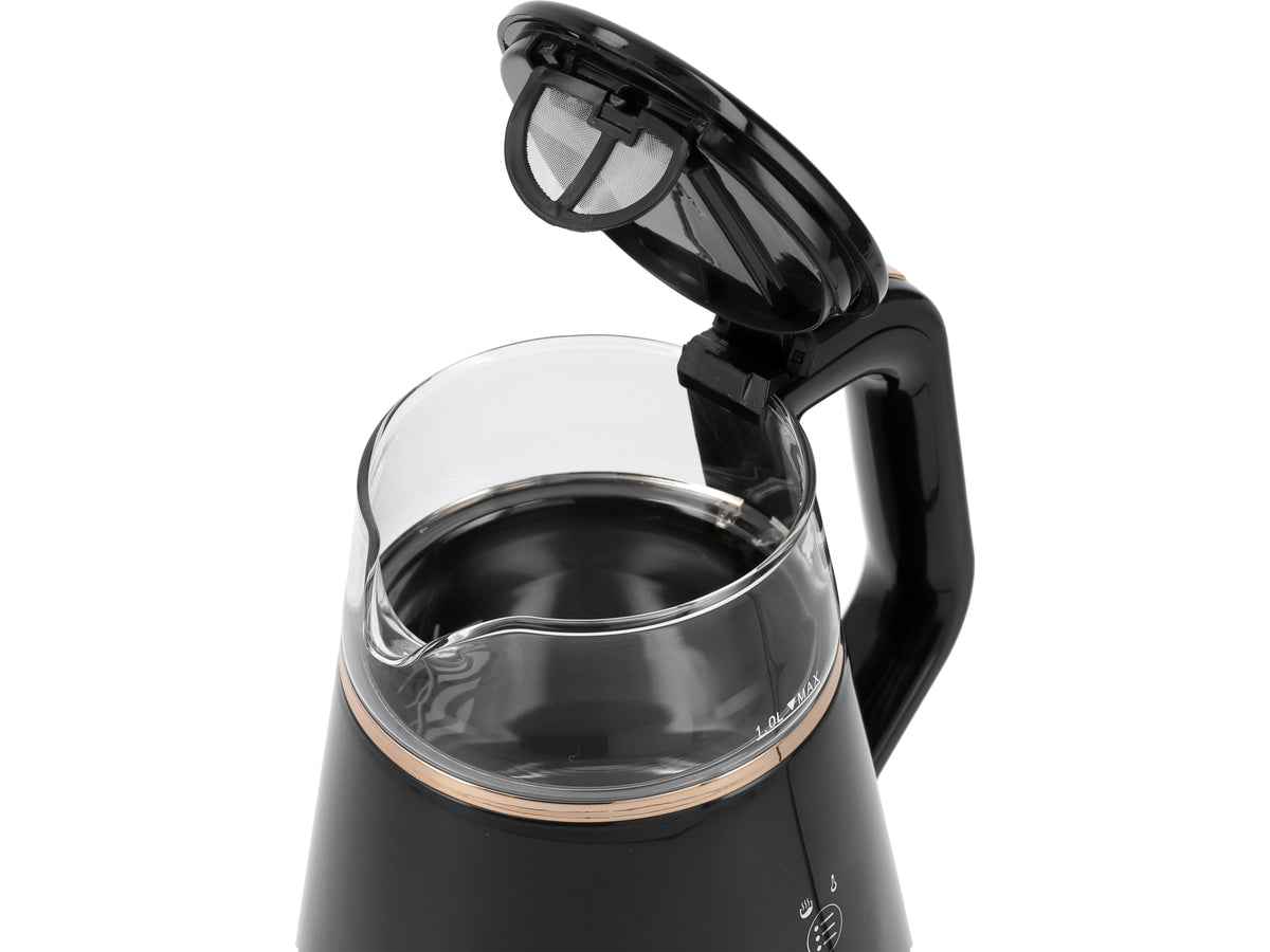 Elektrische Waterkoker 1L, Temperatuuraanpassing, Tijd