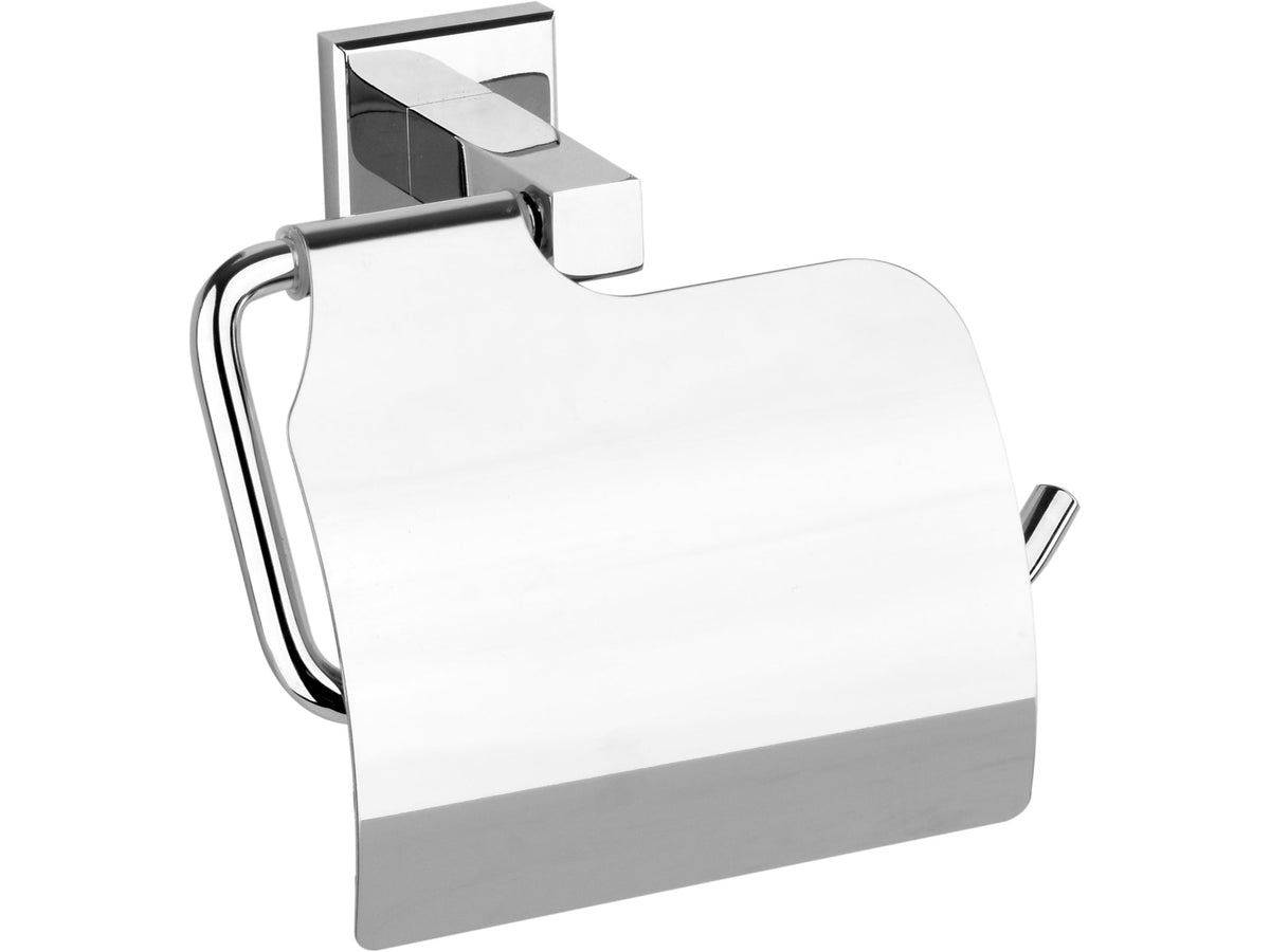 Quad Chrome Toiletpapierhouder Met Klep