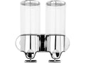 Wandgemonteerde Vloeistofzeepdispenser 2X500 ML Chroom