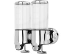 Wandgemonteerde Vloeistofzeepdispenser 2X500 ML Chroom