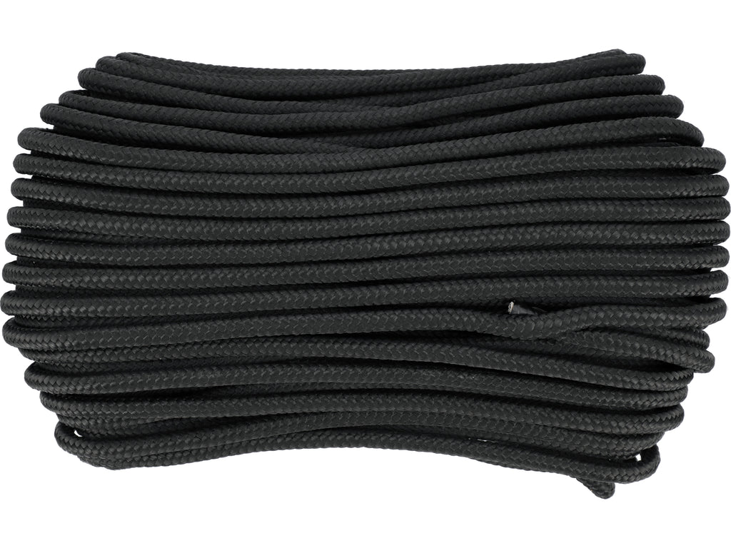 Lina Geweven Zwart Pp Motiek 10MM 50M