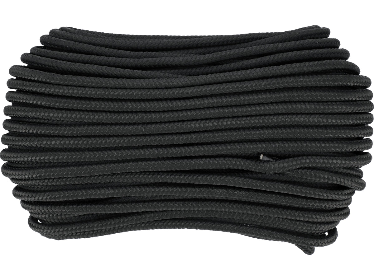 Lina Geweven Zwart Pp Motiek 10MM 50M