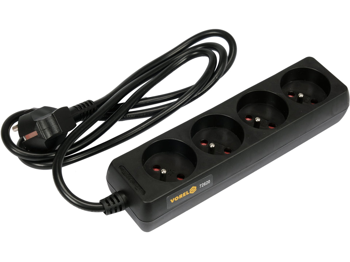 Elektrische Verlengkabel 4 Stopcontact 1,5M