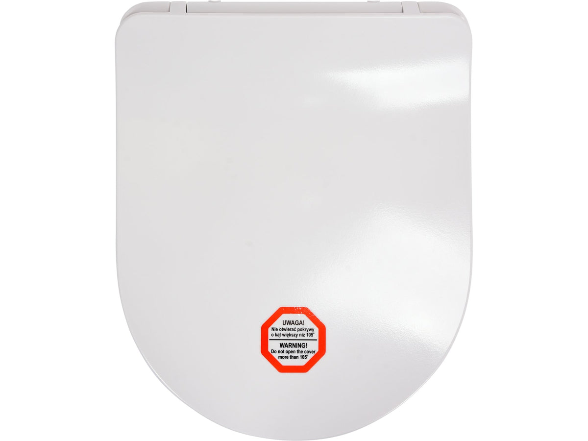 Universele Super Slanke Toiletzitting Van Duroplast, Langzaam Sluitend Met Één Knop Uitneembaar