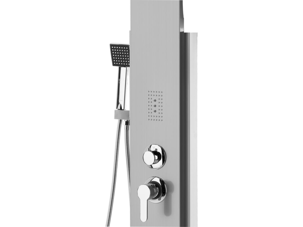 Staaly 6 Inox Douchepaneel