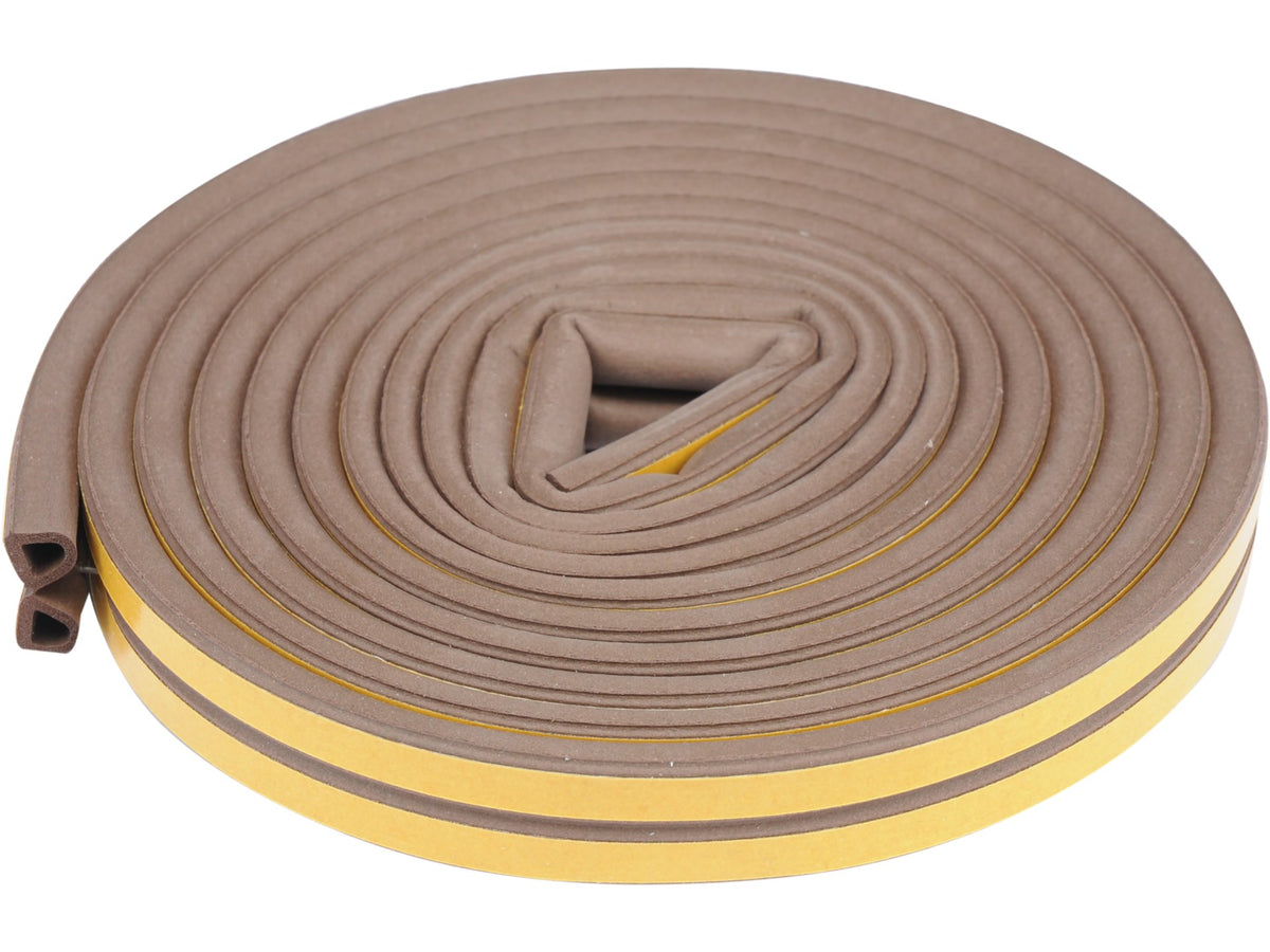 Pakking Voor Ramen En Deuren, Epdm, Type D, Bruin, 6M