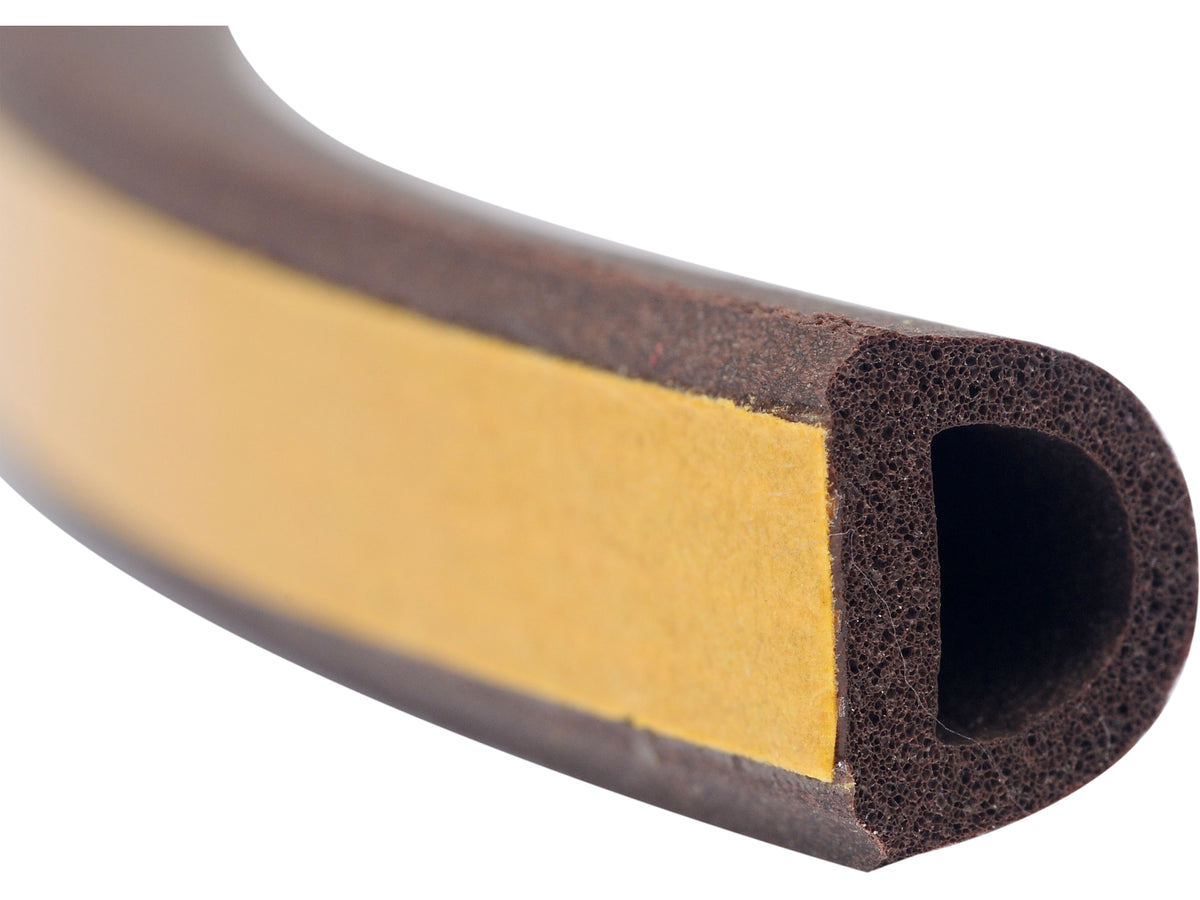 Pakking Voor Ramen En Deuren, Epdm, Type D, Bruin, 6M