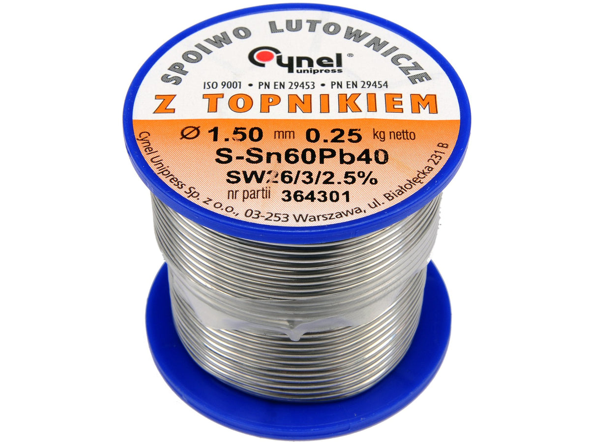 Soldeerbindmiddel Sn60pb40 1,5/250