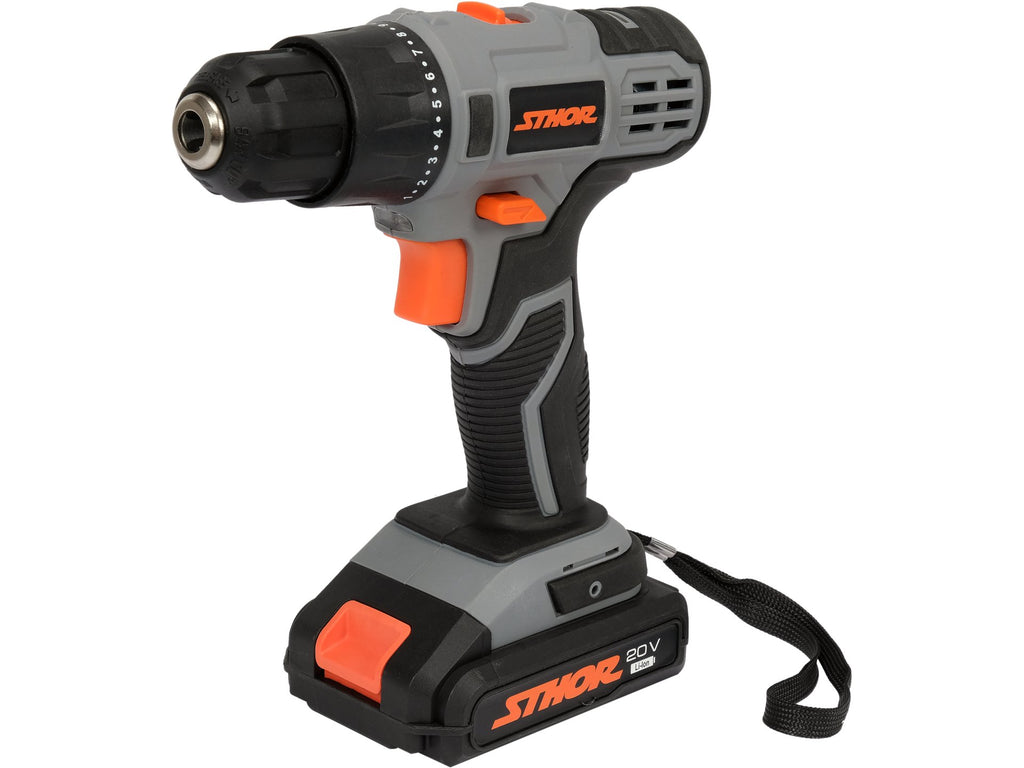 Slijper + Schroevendraaierset 20V (125mm; 26NM; 2AHX1PCS) Met Batterij En Lader Past Op Sthor 20V
