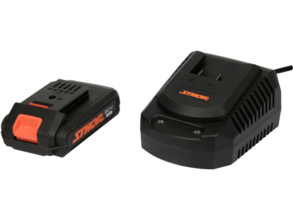 Slijper + Schroevendraaierset 20V (125mm; 26NM; 2AHX1PCS) Met Batterij En Lader Past Op Sthor 20V