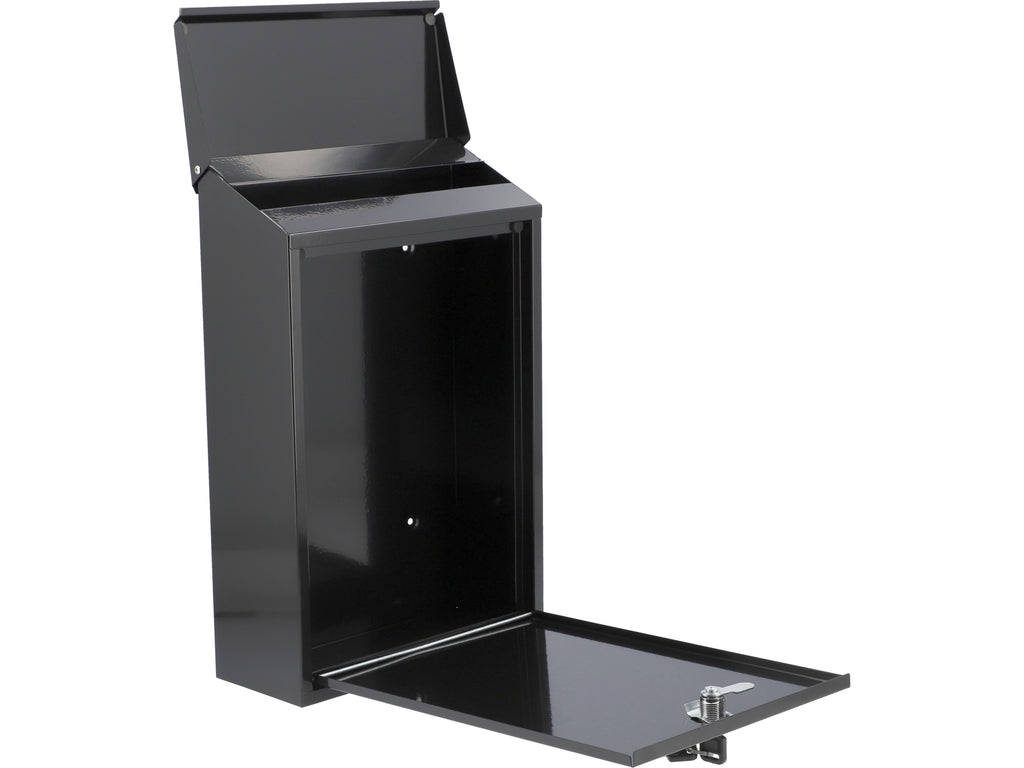 Brievenbus 400X250X100MM - Zwart