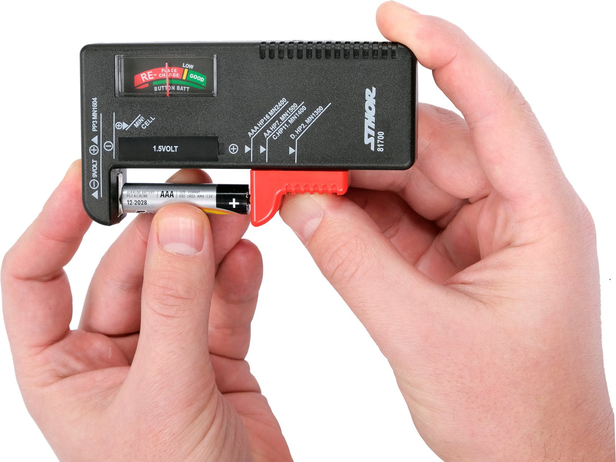 Batterijtester 1,5V En 9V Alle Types