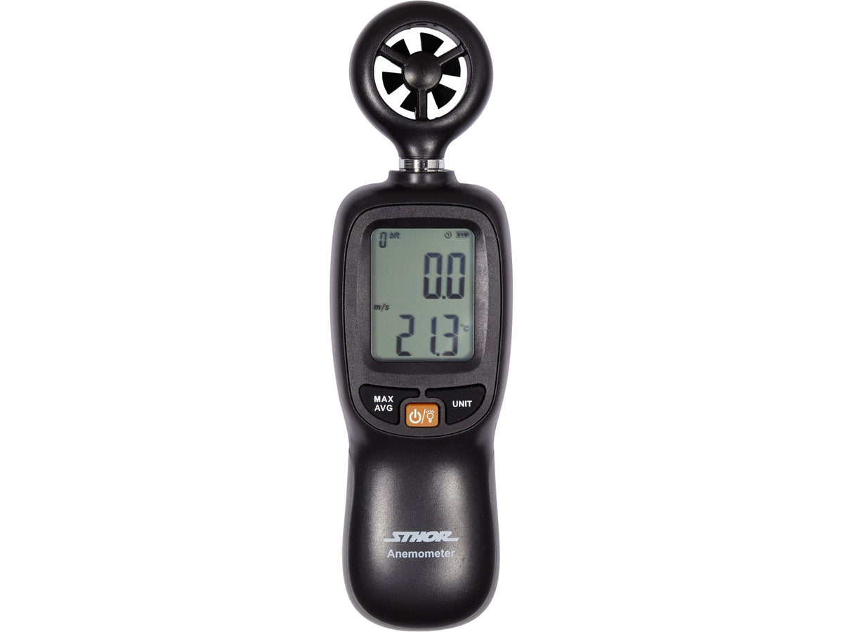 Windsnelheid En Omgevingstemperatuurmeter